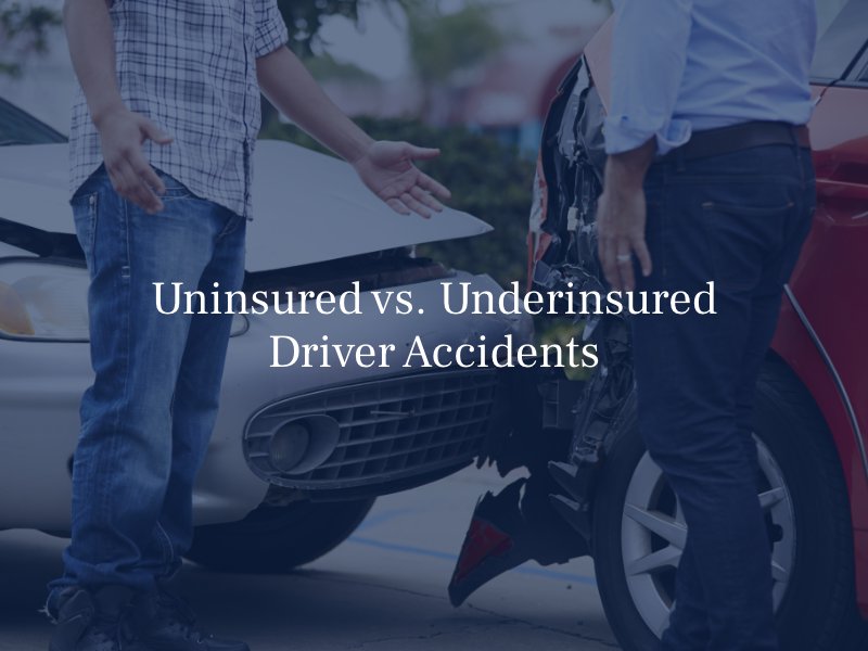 Uninsured vs. Underinsured Driver Accidents